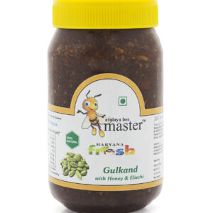 Home gulkand with honey & elaichi